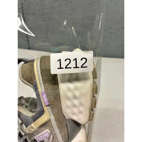 New Balance Women's 9 574 Sport Fresh Foam Grey Purple Teal Sneakers Running - Picture 16 of 16